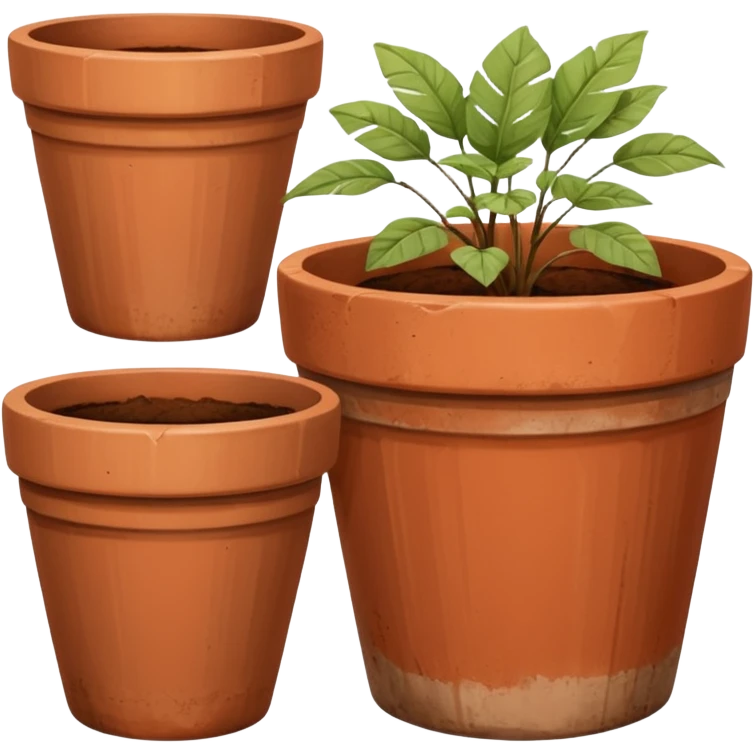 empty plant pots emoji