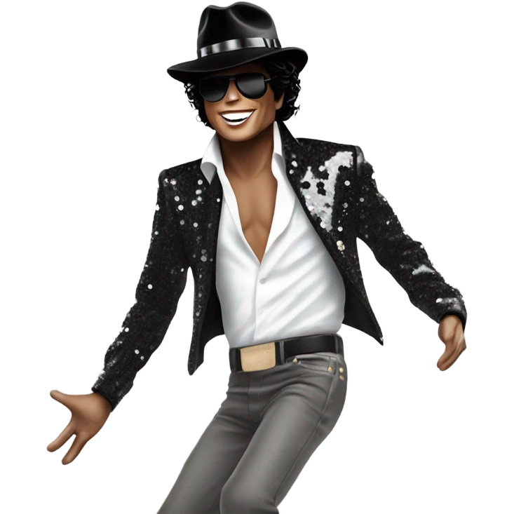 Micheal Jackson dancing  emoji