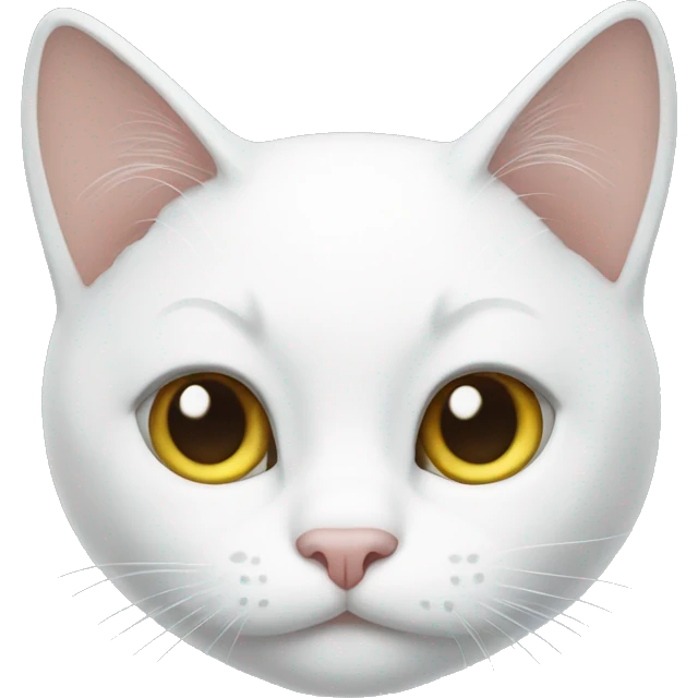 white cat emoji