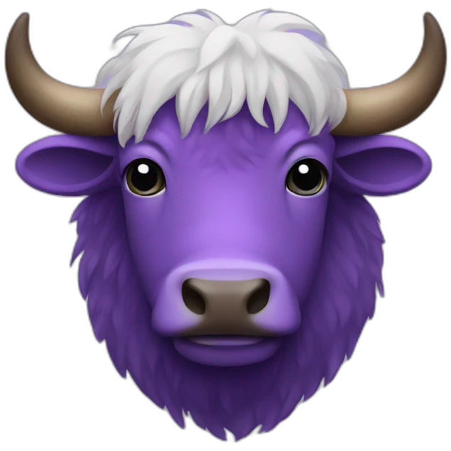 purple yak emoji