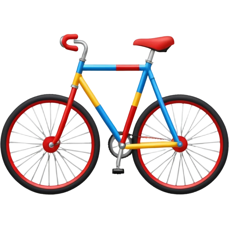 Circus bicycle with one wheel  emoji
