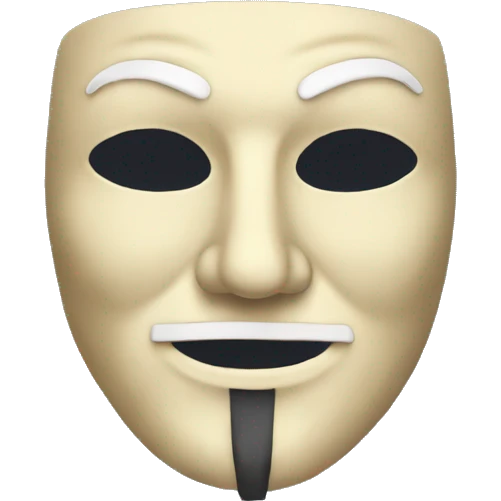 anonymous mask emoji