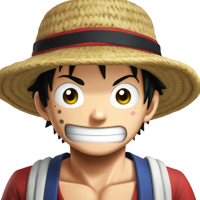 luffy from one piece gear 5  emoji