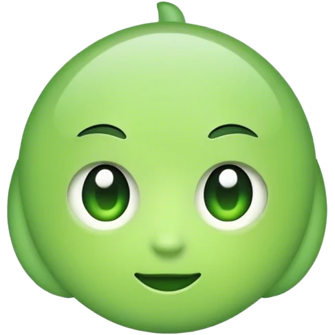 Very light green emoji