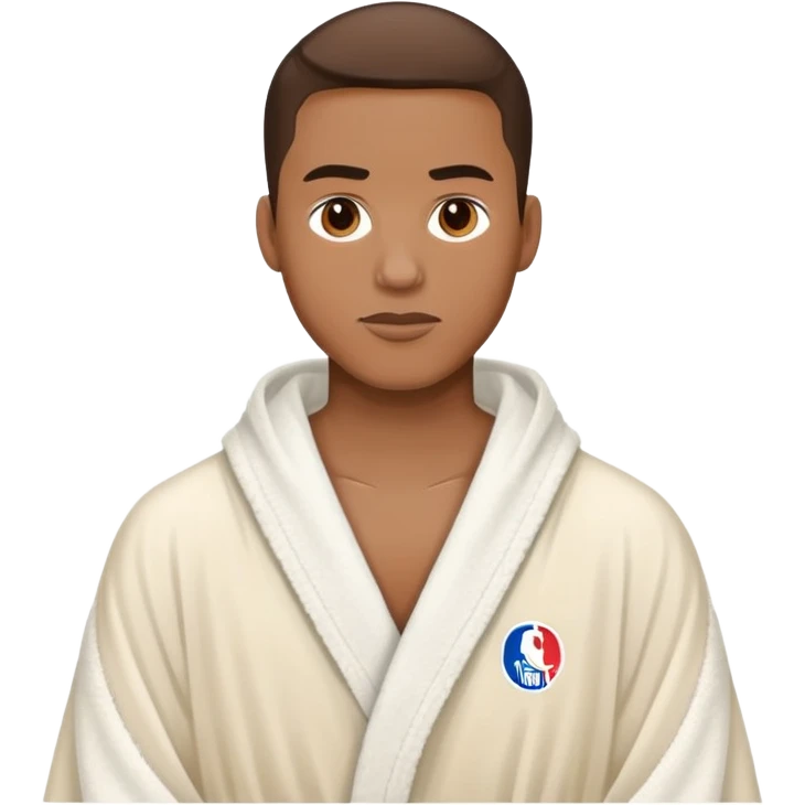 NBA fan in a robe emoji