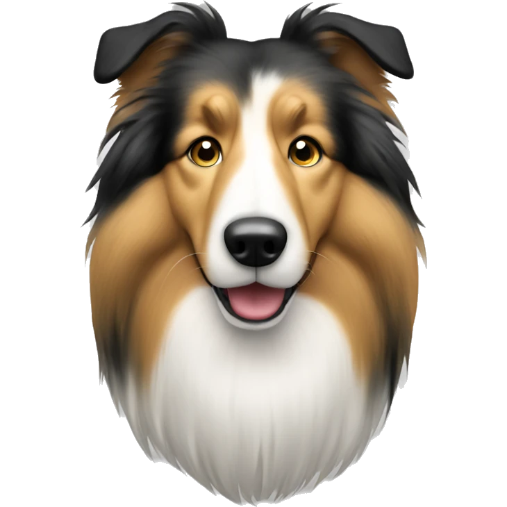 Rough collie emoji