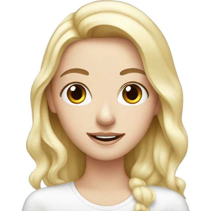 white girl applying cream on face emoji