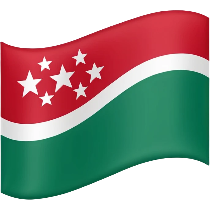 The flag of Chechnya emoji