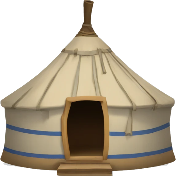 Mongolian yurt emoji