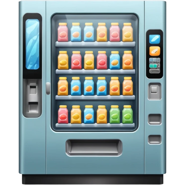 vending machine with frozen meals inside emoji