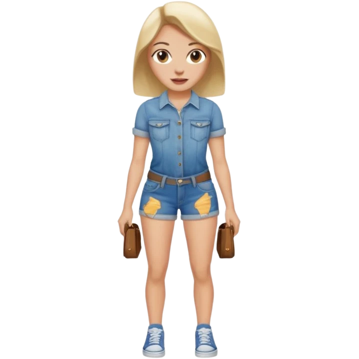 Naked woman with legs spread emoji