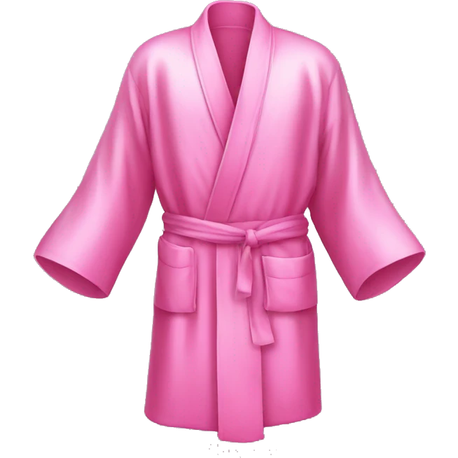 Pink silk robe emoji