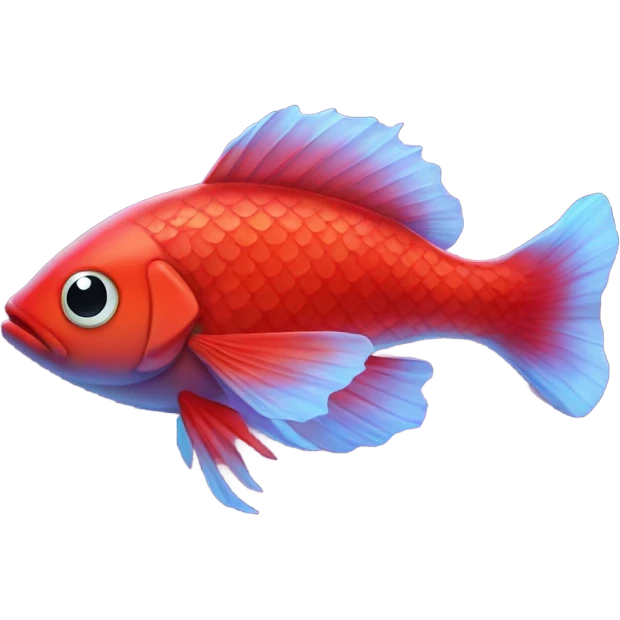 Red fish emoji
