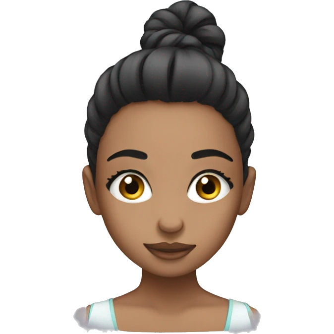 girl applying eyelashes emoji