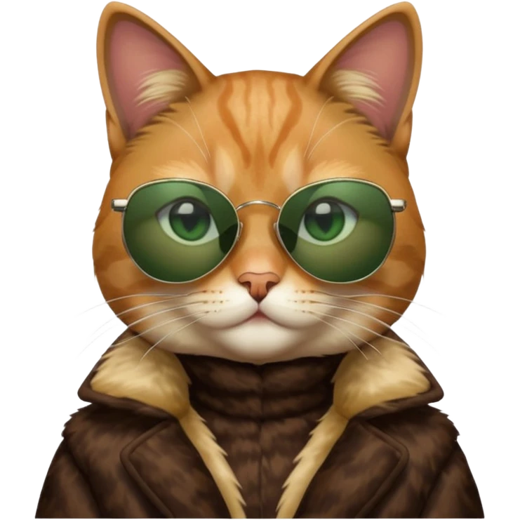 Cat wearing sunglasses emoji