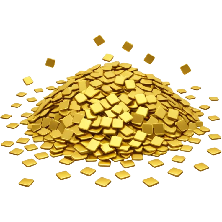gold confetti emoji