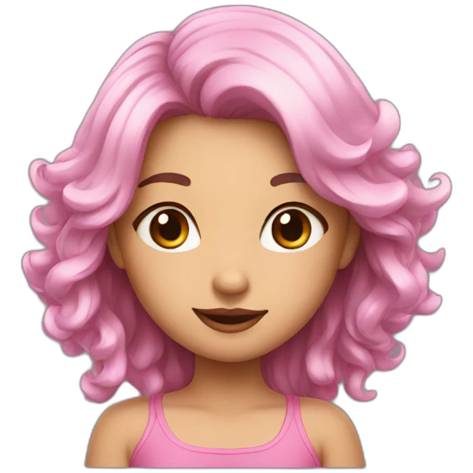 cute beautiful girl emoji