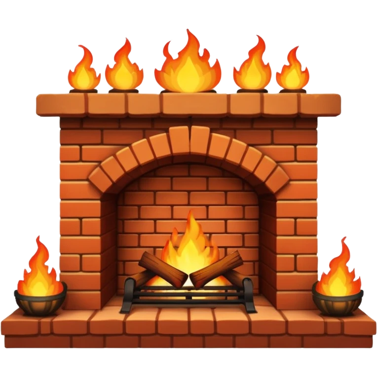 cozy fireplace emoji