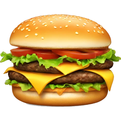 5 katlı hamburger emoji