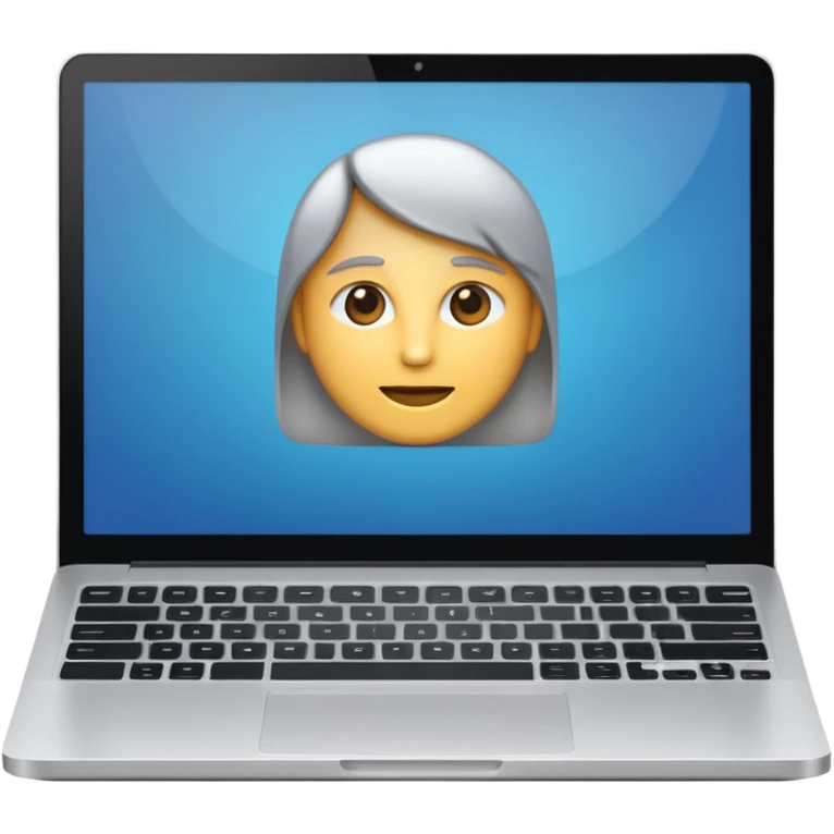 Laptop with Video Call on it emoji