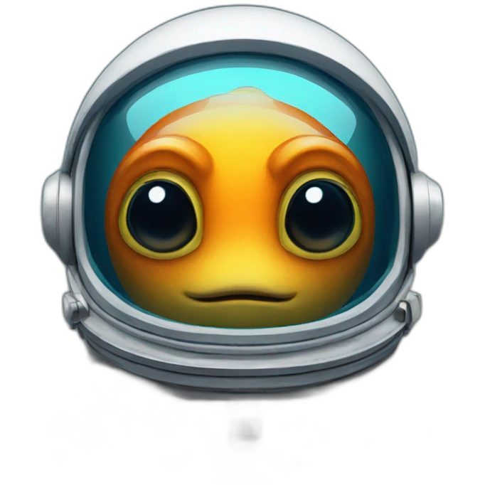 Fish astronaut emoji