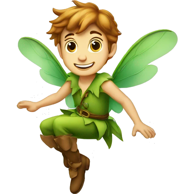 peter pan fly emoji