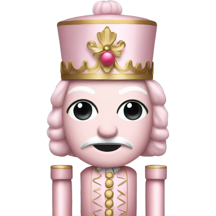 pastel pink nutcracker  emoji