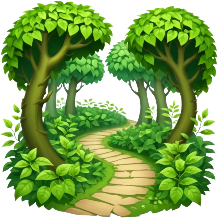 forest path
 emoji