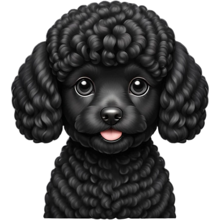 black poodle emoji