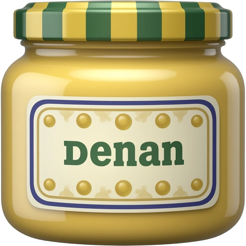 Dijon mustard jar emoji