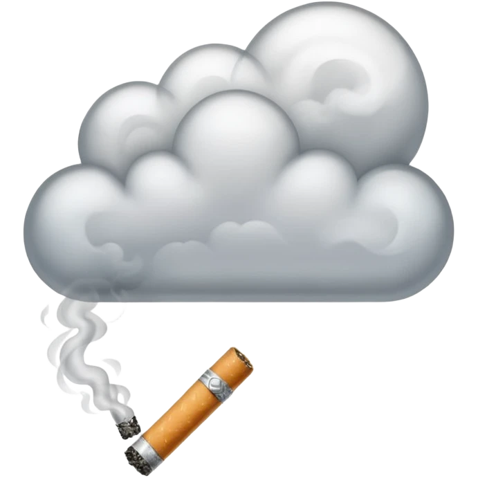 fumaça cigarro emoji