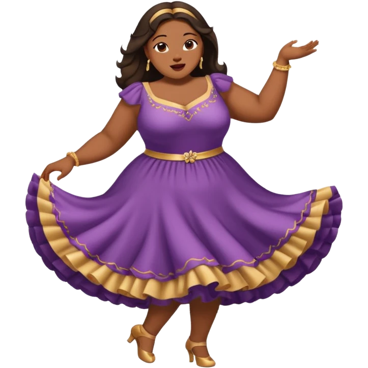 Dancing bbw emoji