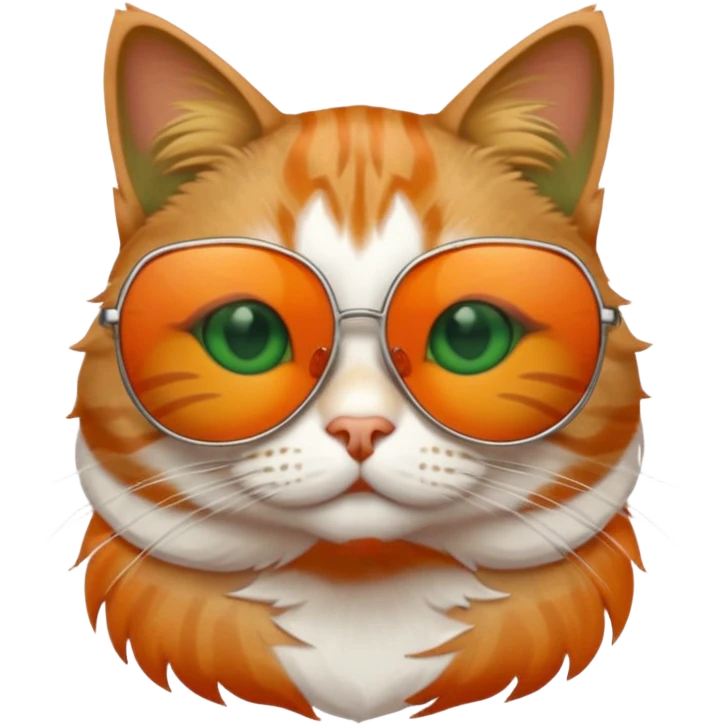 Cat wearing sunglasses emoji