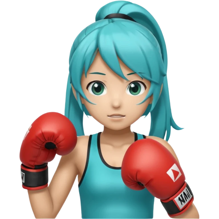 Miku boxing emoji