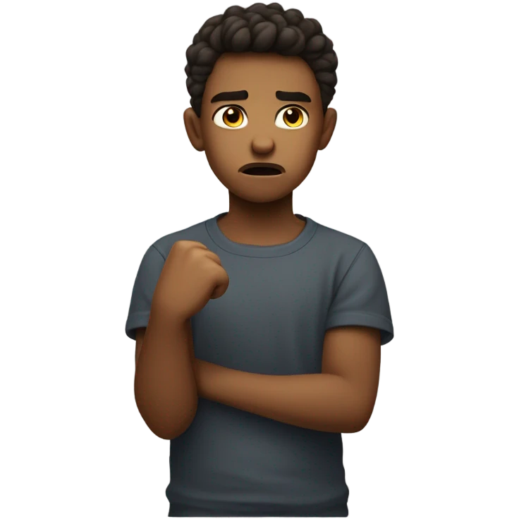 Angry boy emoji
