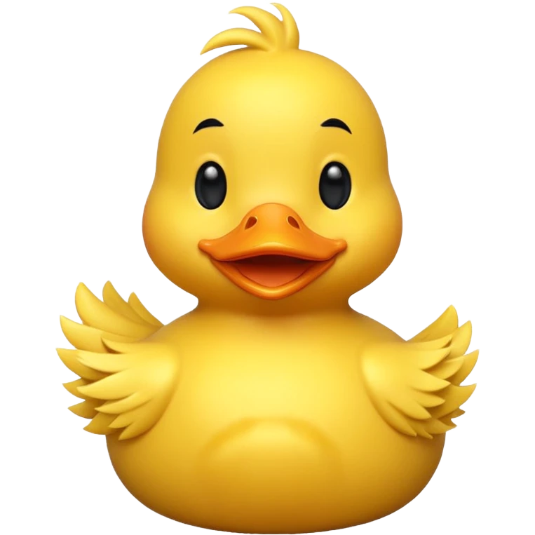 Animals: Duck in 3D Emoji emoji