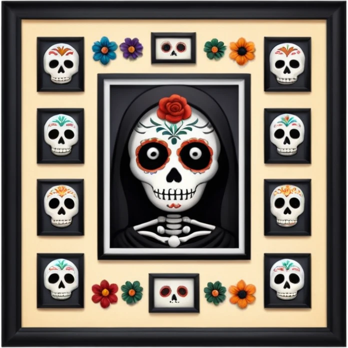 Day o the death, missing people, hereditary movie, museum emoji