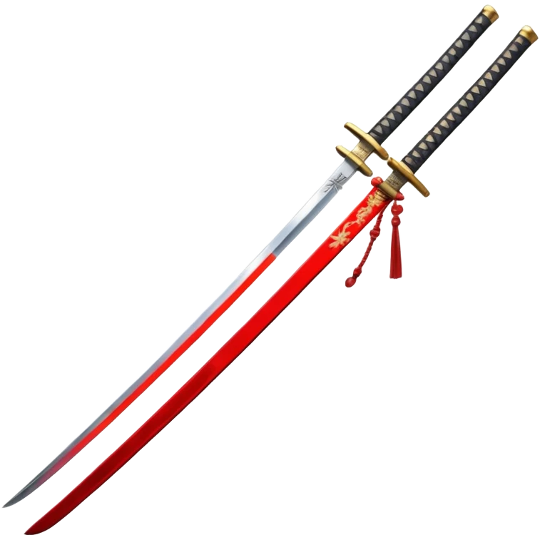 Famous old long Katana, full length chinese names on blade. emoji