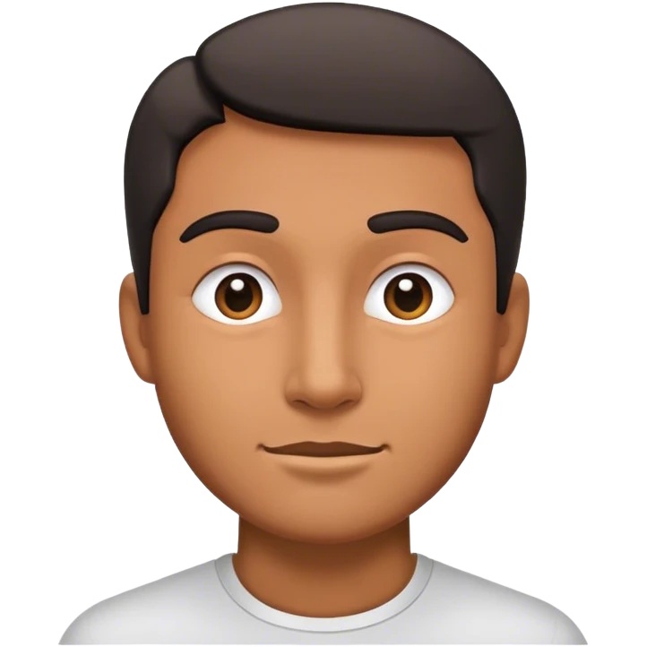 monochrome portrait of a man emoji