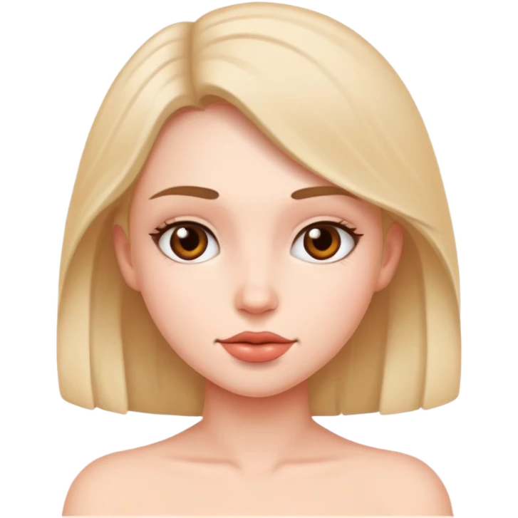 Girl without clothes  emoji