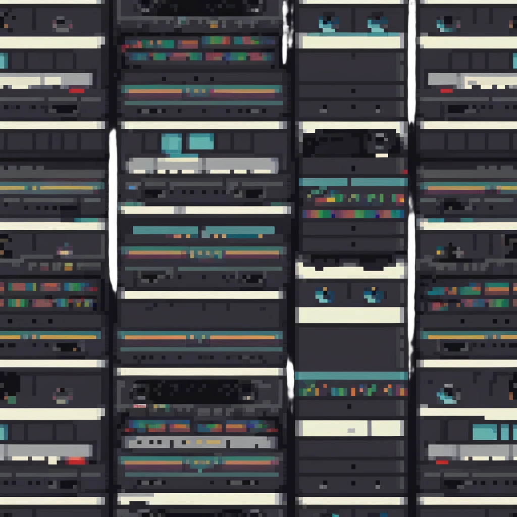collection of VHS tapes stacked together emoji