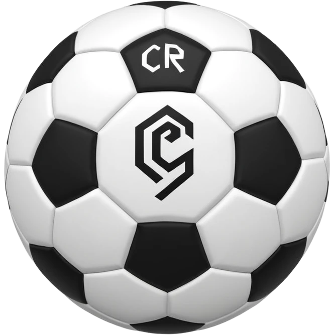 Sa un emoji de balón de CR7  emoji