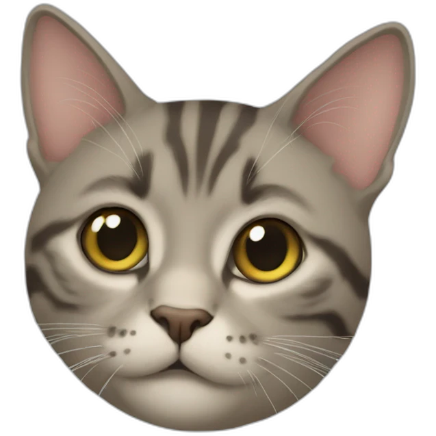 Кошка спит emoji