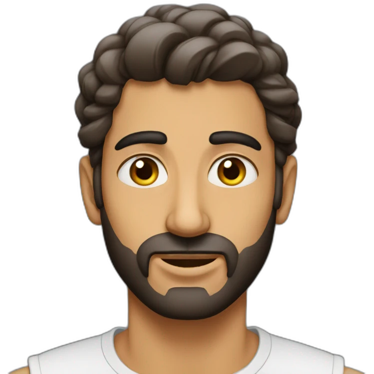 homme arabe avec cheveux long emoji