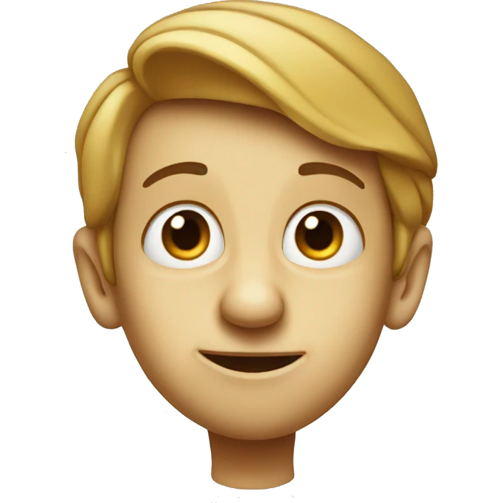 Pinocchio with his long nose  emoji
