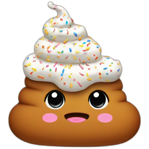 poop with sprinkles emoji