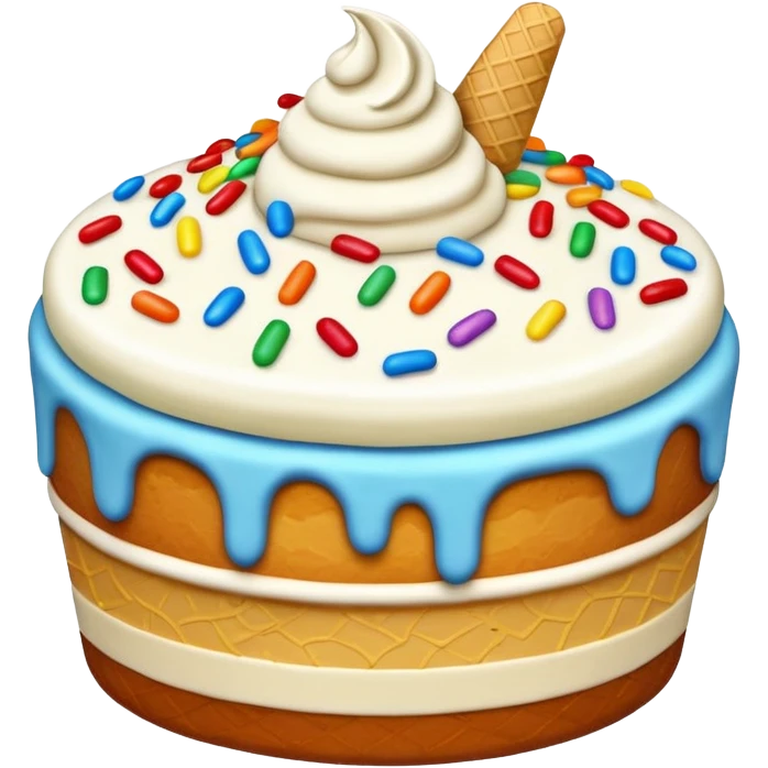 ice cream cake emoji