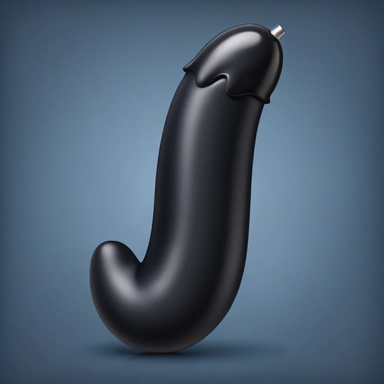 Big black penis emoji