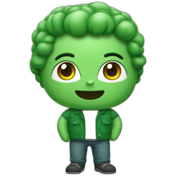 Little Green busg emoji