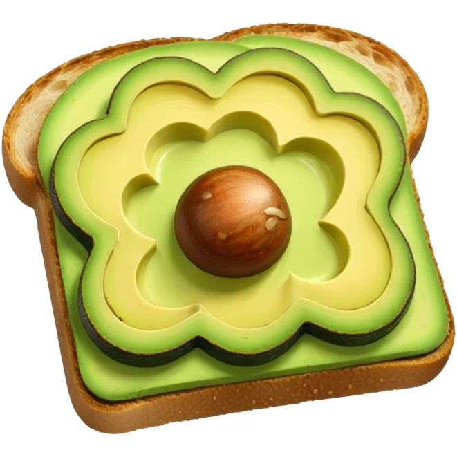 toast avocado emoji